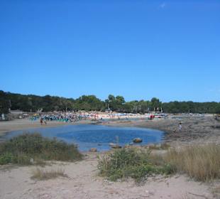 "Binnensee" neben dem Strand