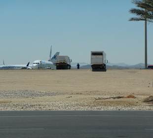 Ausblick aus dem Terminal. 