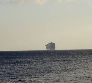 Perfekte Sicht von den Plätzen des Restaurants