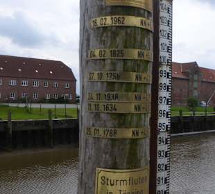 Eiderstedtrundfahrt: im Hafen von Tönning