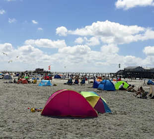 Pfahlbauten in St. Peter-Ording