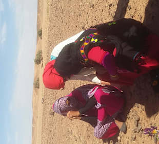 Begegnung mit Saharafrauen