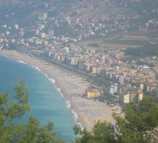 Ausblick in Richtung Kleopatrastrand