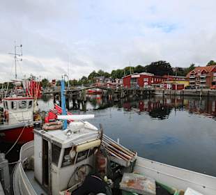 Kutter im Hafen von Eckernförde