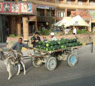 Hauptstraße in Hurghada