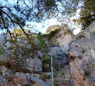 Der Anstieg nach der Kasse