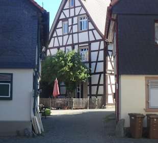 Szene in der Altstadt von Oberursel