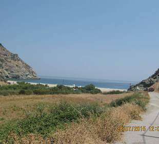 Feld - Fluss vor Strand