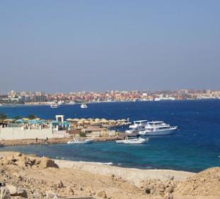 Blick auf Hurghada