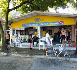 Trockenbereich der Tauchbasis