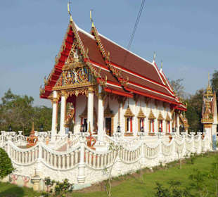 Das untere Gebäude in der Anlage