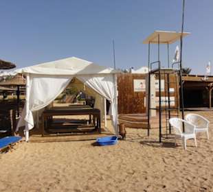 Massagemöglichkeit am Strand!