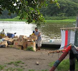 Transport von Waren hin und zurück