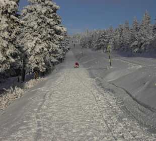 Loipen und Skiwanderwege um den Fichtelberg