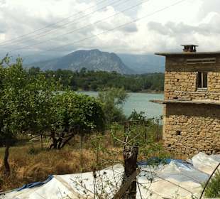 Blick vom Restaurant