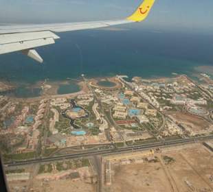 Makadi Bay von oben-Feb. 2012