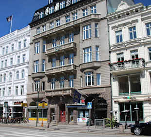 Hotels und Geschäftshäuser in den Promenaden