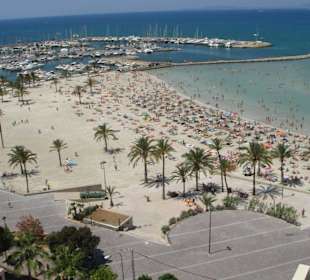 Strand von El Arenal vor Club Nautico A. (1)