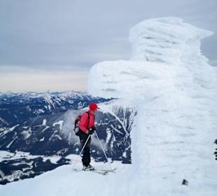 Gipfelkreuz im Winter - Hauseck