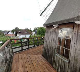 Auf der Galerie der Mühle von Rönn