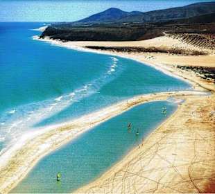 Postakartemotiv bei Flut