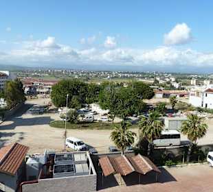 Blick vom Defne Garden