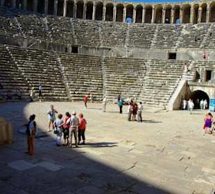 Aspendos An/Abfahrt Landschaft