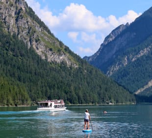 Abfahrt Richtung Plansee