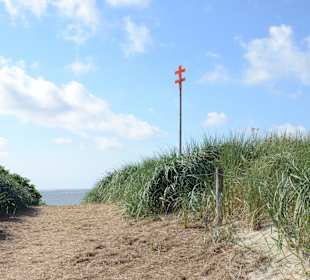 Übergang zum Strand