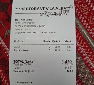 Skanderbeg Burg Restaurant