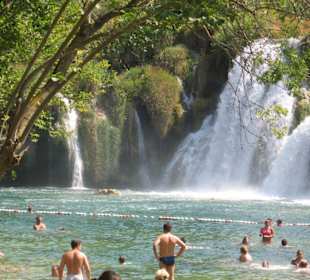 Kąpielisko przy wodospadzie