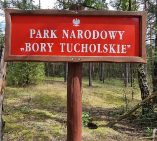 Schild Nationalpark Tucheler Heide