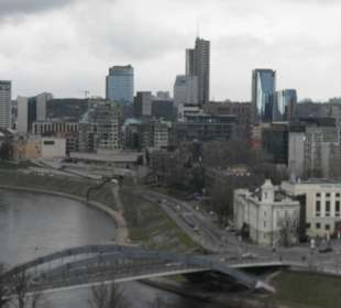 Вид на новый город с горы Гедимина