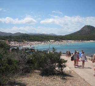 Der Strand Cala Agulla