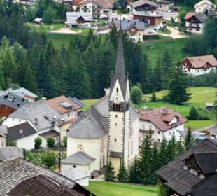 Blick auf die  Pfarrkirche