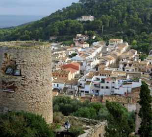 Blick vom Kastell auf die Stadt