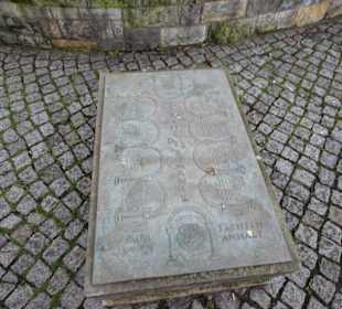 Bodenplatte Straße der Romanik