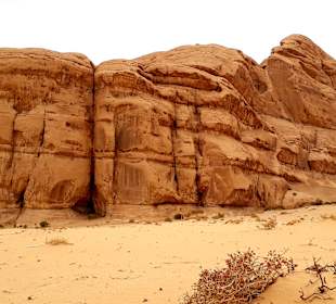 Wüstenlandschaft Wadi Rum