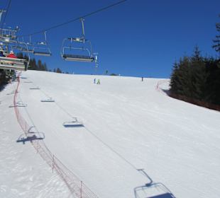 Wyciąg Kotelnica III - widok na czerwoną trasę