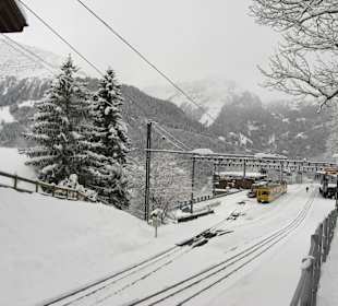 Train tracks near Wengen