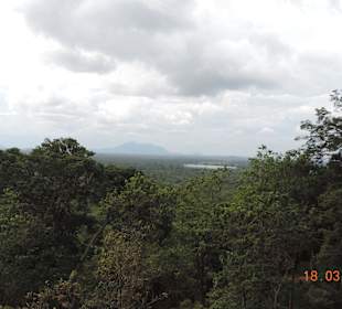 Rundblick vom Sigiriya Felsen