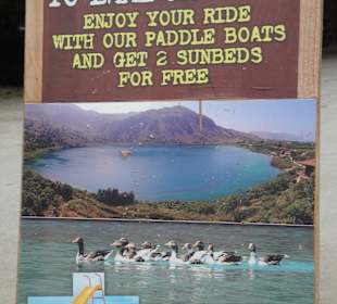 Kournas See Anreise am besten mit Bummelzug