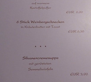 Menükarte August 2014