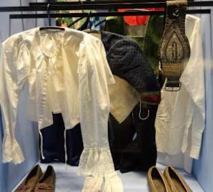 Requisiten eines alten Fotostudios