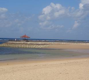 Strand Übergang zu Nusa Dua