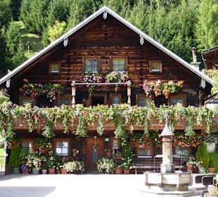 Dorfplatz von Dienten am Hochkönig