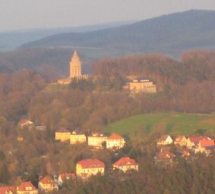 Blick auf das Burschenschaftsdenkmal.