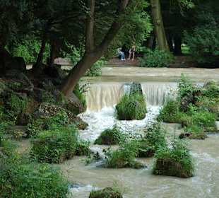 Spaziergang zum chinesischen Turm