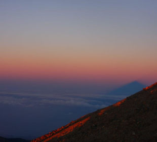 Sonnenaufgang auf dem Pico del Teide  07:08 Uhr