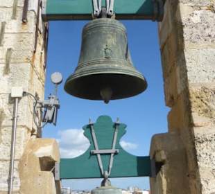 Auf dem Glockenturm der Kathedrale